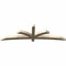 Ekena Millwork Davenport Rough Sawn Timber Gable Bracket, Douglas Fir, 96"W x 28"H x 4"D x 4"F, 7/12 Pitch GBW096X28X0404DAV00RDF - alternate 3